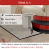 Aroilder Carpet Floor Transition Strip 10Ft, Self-Adhesive Carpet to Tile
