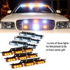 Ranzek Emergency Strobe Flashing Light, Car Warning Light, 3 Flashing