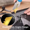 Vickay 30 Pack Utility Knife Blades, Heavy Duty Box Cutter