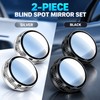 2-Pack Wide Angle Blind Spot Mirrors for Cars – 360°