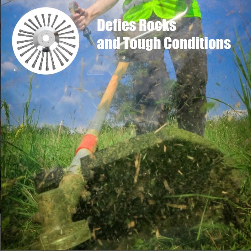 10 Inch Weed Brush Cutter Wild Herb Brush for Brush