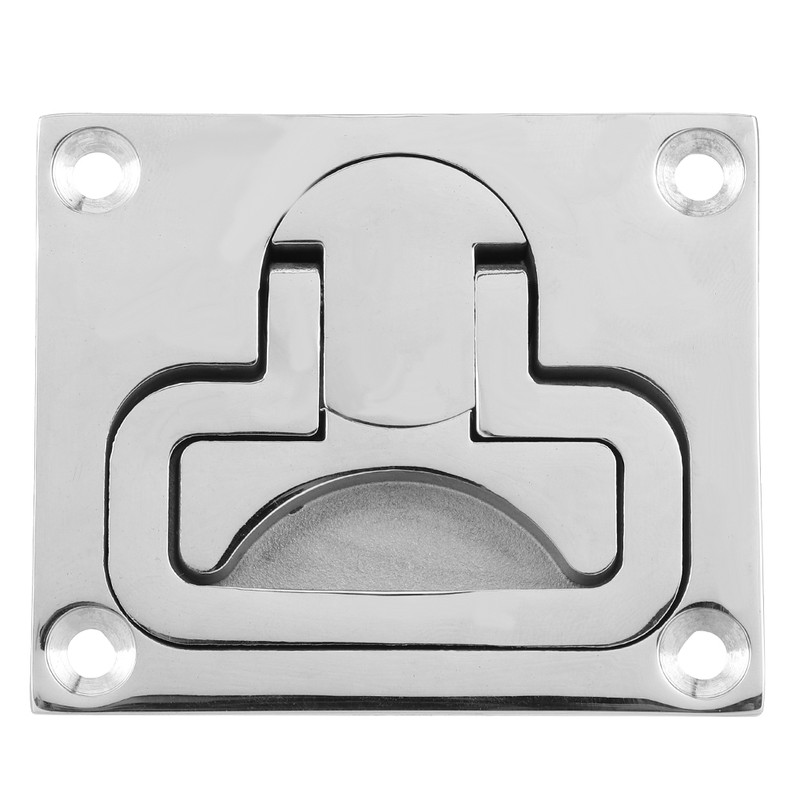 Stainless Steel Flush Mount Floor Lock Hatch Latch Hardware Accessory