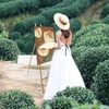 2 Pack Easel Stands Floor Easel Foldable Display Stand Height