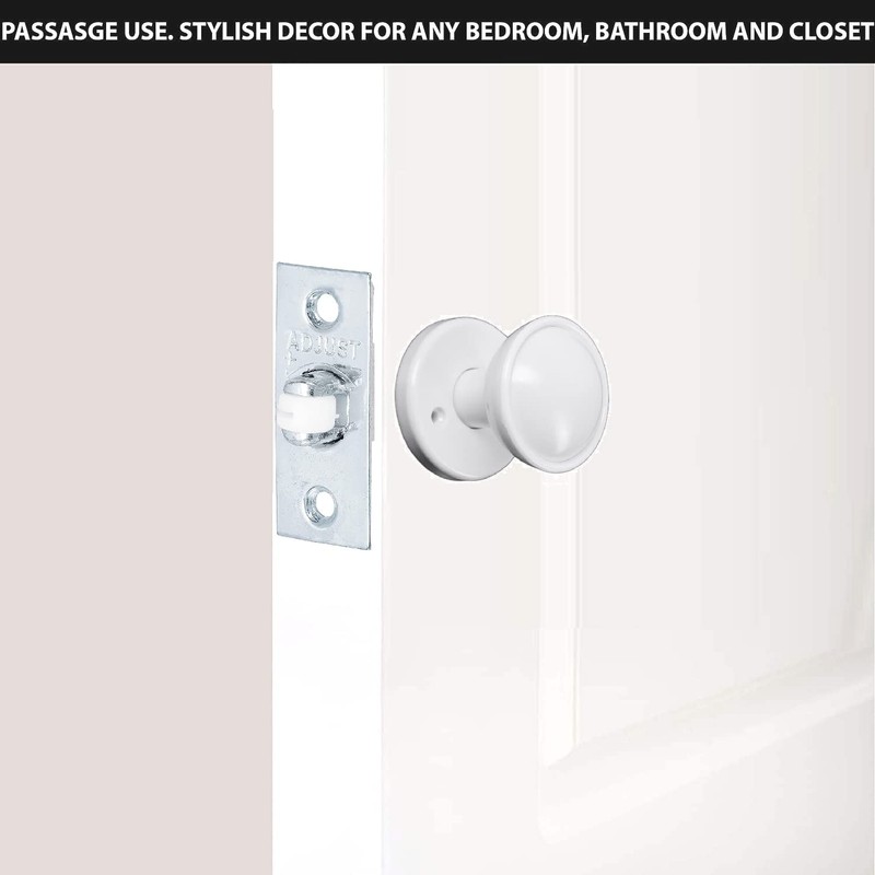 TERF® Adjustable Roller Catch Polished Nickel Roller Ball Door Latch