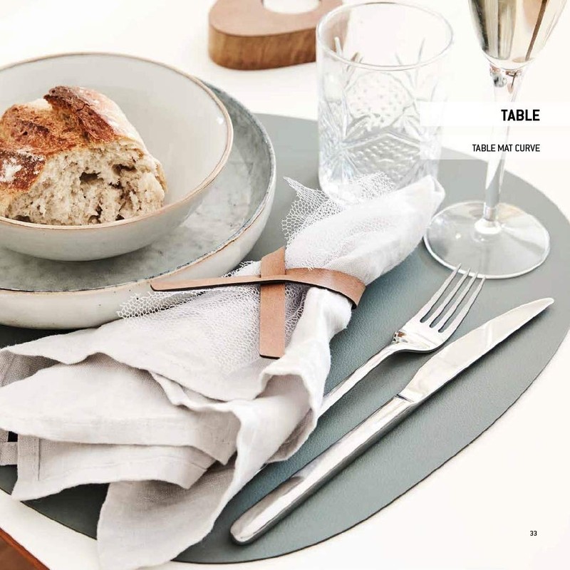 Hippo Curve Coaster, Brown, 11 x 13 cm