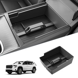 SKTU for 2024 2025 2026 GMC Acadia Center Console Organizer for 2024 2025 2026 GMC Acadia (Elevation/AT4/Denali) Console Tray 2024 2025 2026 Acadia Accessories with Sunglasses Holder
