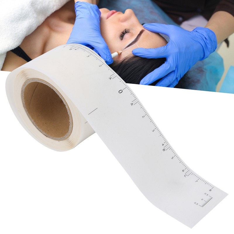50pcs/roll Microblading Eyebrow Ruler Disposable Eyebrow Tattoo Shaping Ruler Tool4#