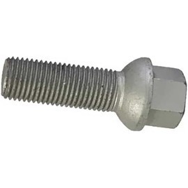 Wheel Bolts Silver Ball Collar R14 M14 x 1.5 35 mm Pack of 10