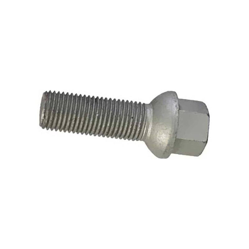 Wheel Bolts Silver Ball Collar R14 M14 x 1.5 35