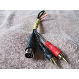 ALPINE GIZMO VINTAGE ALPINE CAR STEREO RADIO AMPLIFIER EQUALIZER 8 PIN DIN TO RCA ADAPTER