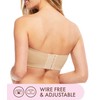 Carole Martin Women's Strapless Comfort Bra Beige 34
