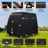 QEWTYI Golf Cart Cover 420D Outdoor 360° Windproof Design Compatible