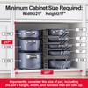ORDORA Pots and Pans Organizer under Cabinet 14.55 Height, Adjustable