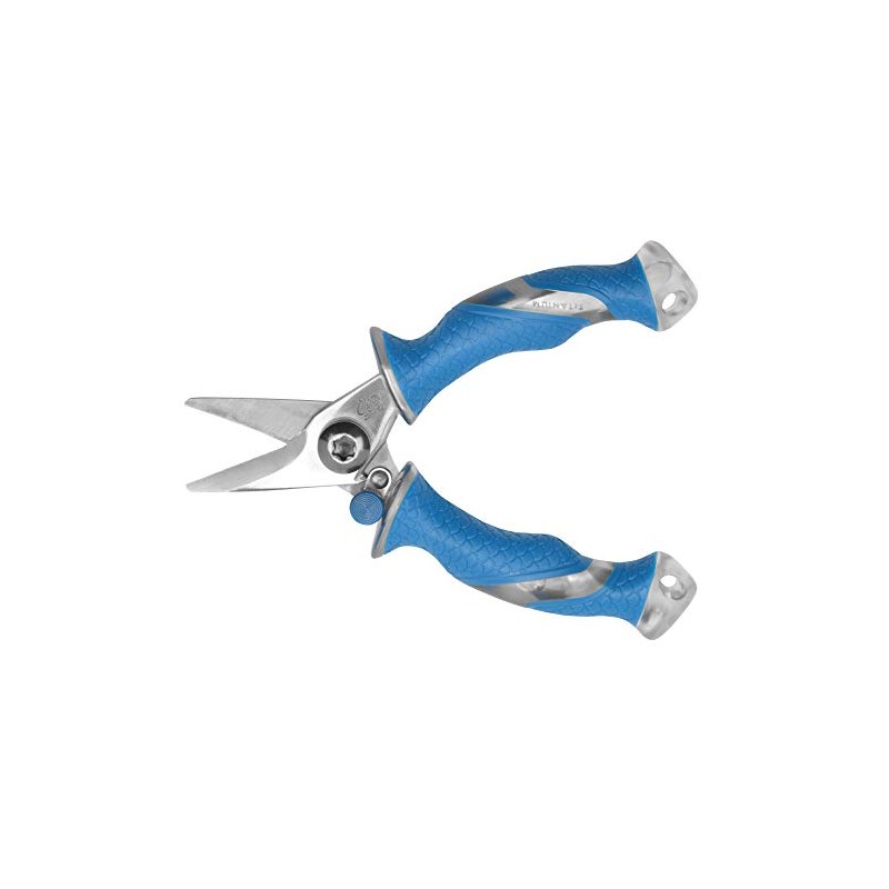 CUDA 5.25" Titanium Bonded Mini Snips Compact Durable Fishing Braid,