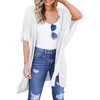 Yekaty Womens Lightweight Cardigan 2024 Summer 3/4 Sleeve Cardigans Open