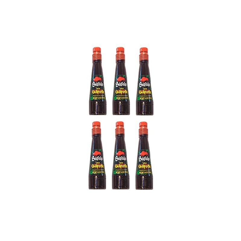 Bufalo Chipotle Very Hot Mexican Hot Sauce, 5.4 Ounce (Pack