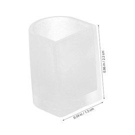 BESPORTBLE 12Pcs Non Slip Heel Covers Durable High Heel Protectors for Women Comfortable Protective Sleeves for Dancing Weddings and Daily Wear Transparent