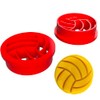 Volleyball Cookie Cutter (2 to 8 inches) by Mighty Gadget