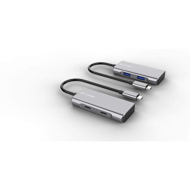 Juiced Systems QuadHUB - USB-C 4 Port Portable USB Hub