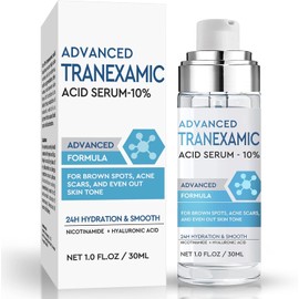 "Hajoyful "Suero de ácido tranexámico, suero corrector de decoloración, loción facial con efecto humectante, fórmula natural para el cuidado de la piel
