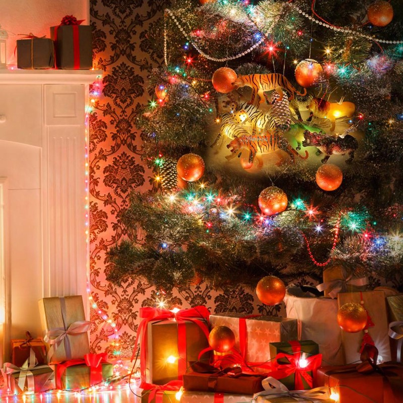 Animal String Lights 10 LEDs Small Animals String Lights Children