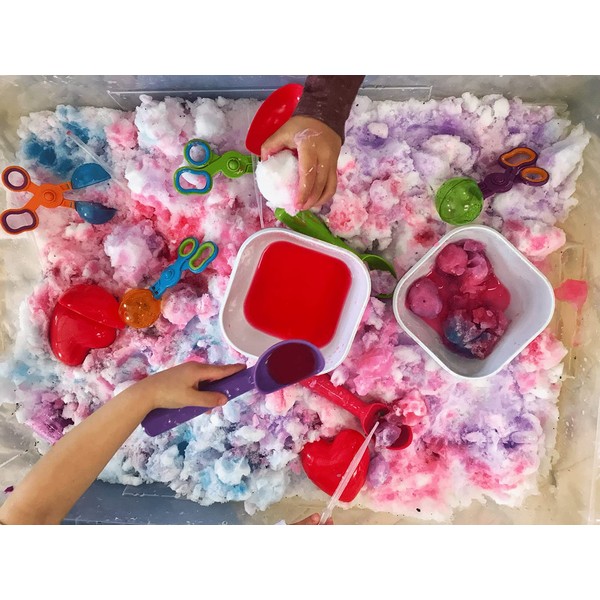 Instant Snow Sensory Play for Indoor and Outdoor