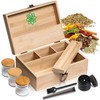 Improved. Nunya Large Storage Box for Herbs with Accessories, a