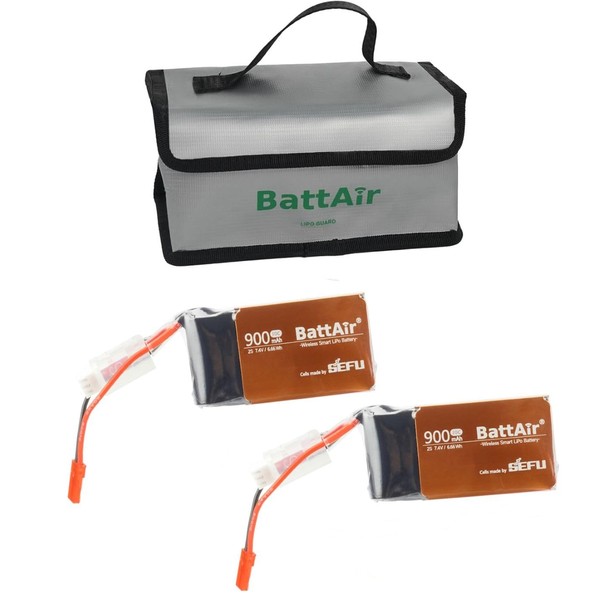 ISDT BattAir 2S 900mAh 25C RC Smart Battery JST Connector