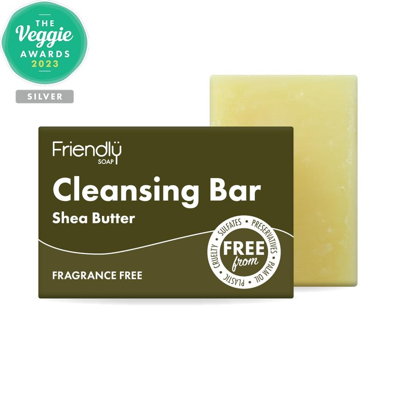 Friendly Soap Natural Handmade Shea Butter Facial Cleansing Bar