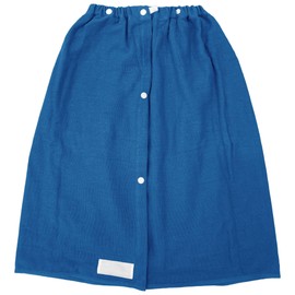 Fuwara Wrap Towel, Pool Towel, Length 23.6 inches (60 cm), For Kids, Boys And Girls, Name Tag, 100% Cotton, Gauze Fabric, No Bulk, Cobalt 1 Piece