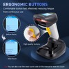 2D Barcode Scanner Wireless, QR Code Scanner Handheld Bar Code