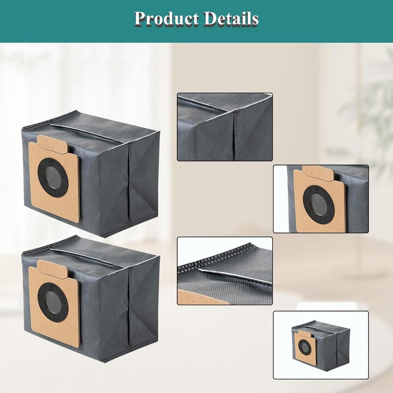 MYAYD 10pcs Dust Bag Kit Compatible With Eufy X10 Pro