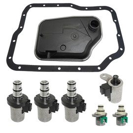 4F27E Transmission Shift Solenoid Filter Kit Replaces for Ford Focus 2000-2014, Transit Connect 2010-2013, Mazd 3/4/5 2003-2010, Protege 1999-2003, Replace# XS4Z7A098AB FN01-21-500