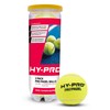 Hy-Pro Padel Balls - Pack of 3, High Visibility, Durable