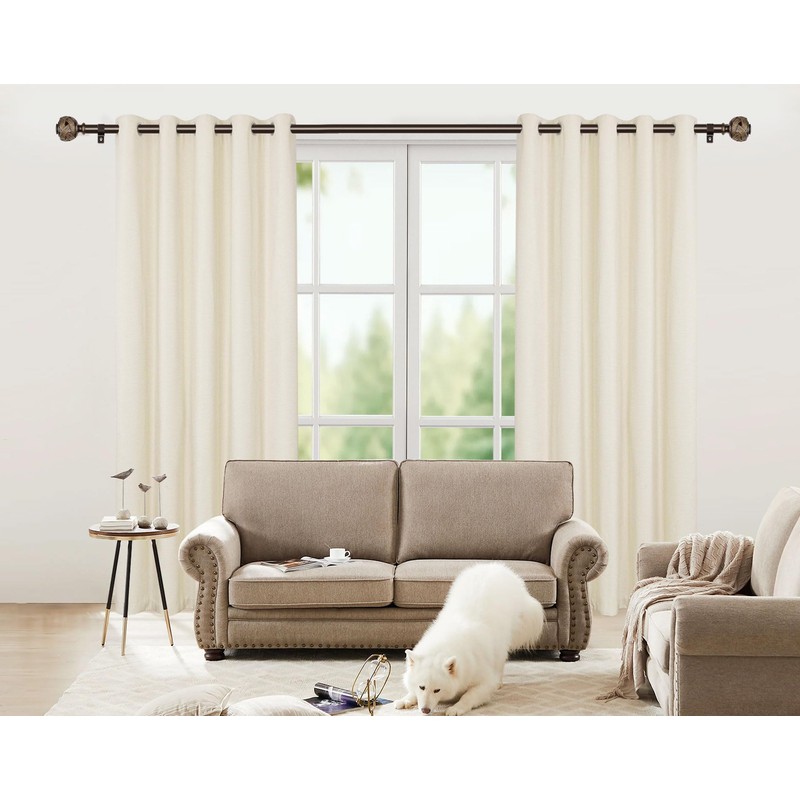 Bronze Curtain Rod 32 to 58 Inches (2.6 to 4.8