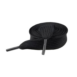 Endoto 20 mm Wide Shoelaces for Campus Trainers Shoes, Thick Flat Shoe Laces Replacement Fat Shoelaces Laces, black