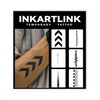 INKARTLINK Tattoo Tech, 6 Sheets Semi Permanent Tattoo, Adult Art