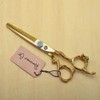 Set 2 Tijeras Barbero o Estilista con Estuche 6 pulgadas