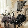 Halloween Spider Pillows, Spider Shaped Throw Pillow for Happy Halloween
