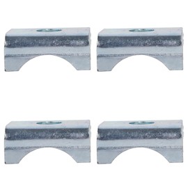 MYZHRE 4 Pcs Trailer Axle Spring Perch Seats for 1-3/4" Round Tube Mount Steel Weld On
