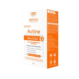 DARROW, Actine Barra Limpiadora Dermatológica, Para Piel Grasa o con Tendencia Acnéica, 70 g                                                          