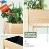 Maple99 Raised Garden Bed with Legs 48x24x30 - Natural Cedar