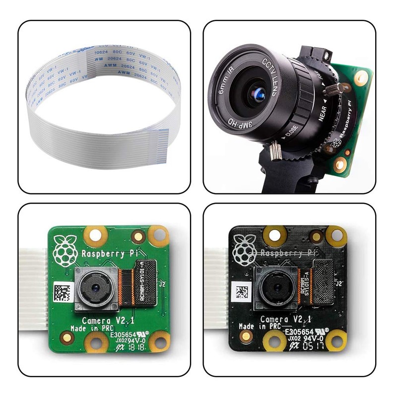 Aokin for Raspberry Pi Camera Cable, FFC Cable Ribbon Flex