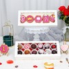 SLShePack 50PCS 12x5x1.5 Inch Cookie Boxes with Window Chocolate Truffle