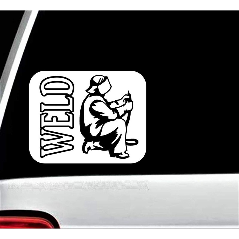 Welder Decal Sticker for Car Window 5.50 Inch BG 345