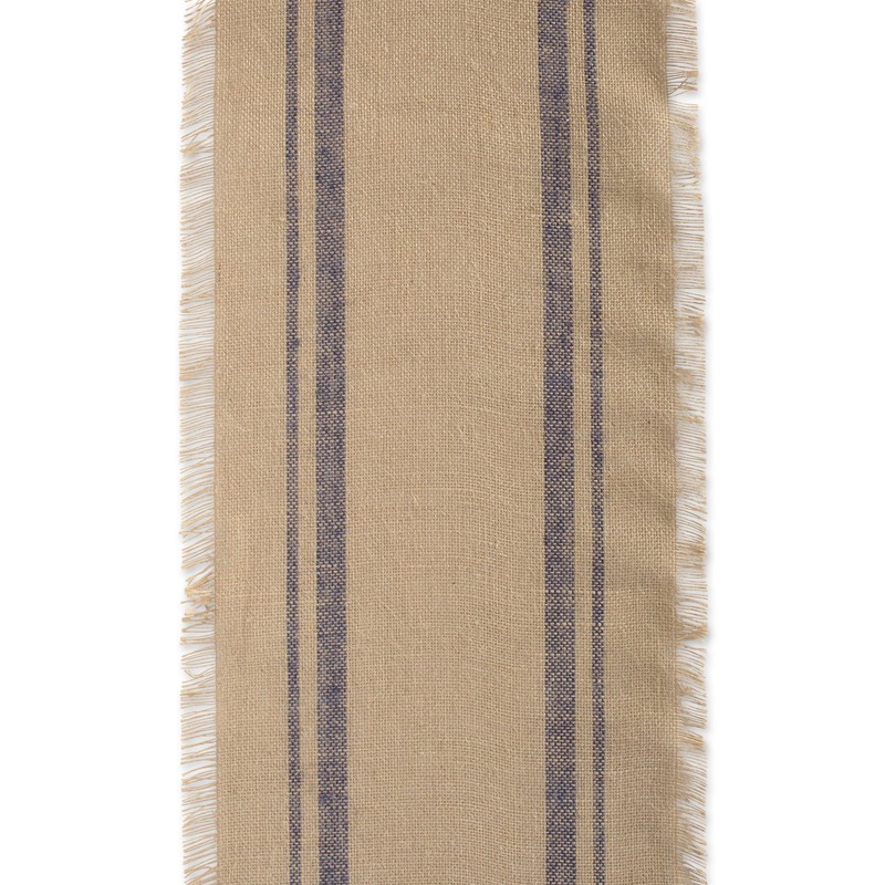 DII Jute Burlap Collection Kitchen Tabletop, Table Runner, 14x72, Double