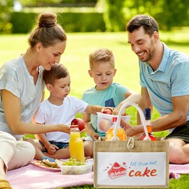 PZJOALN Aperol Bag, Aperol Gifts for Women, Aperol Gift Sets, Jute Tote Bags, Shopping Bags, Beach Bags for Women, Colleagues and Aperol Lovers, yellow, L