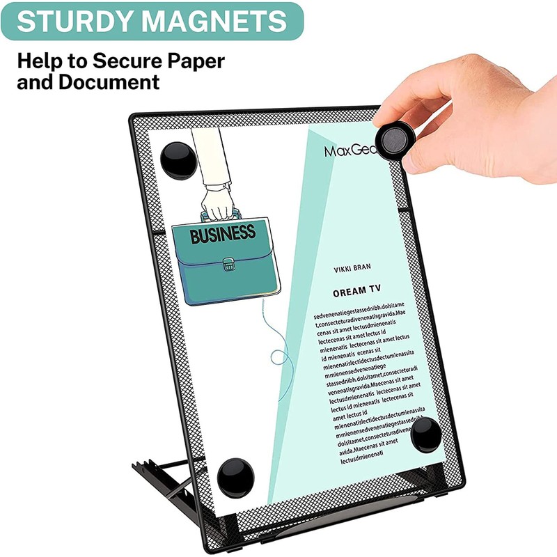 MaxGear Desktop Document Holder for Typing, Paper Holder Stand for