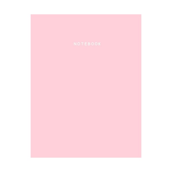 Notebook: Pastel Pink Notebook (Journal, Composition Book), Letter Size (8.5