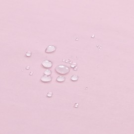 MVSUTA Ruffled Pink Modern Polyester Fabric Shower Curtain,Solid Waterproof Decoratived Farmhouse Shower Curtains for Bathroom,72" W x Extra High 78" L